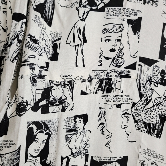 Reformation Rocco Dress in Newsprint size 0 NWT - Picture 8 of 12